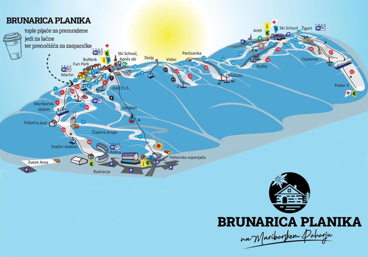Brunarica Planika Mtb Pointマリボル エクステリア 写真